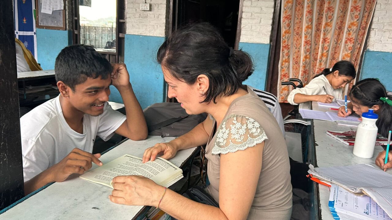 Niños con discapacidad Katmandú Nepal