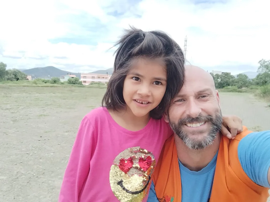 Children's dining hall in a rural community where CiENViDAS runs its volunteer program in Cochabamba