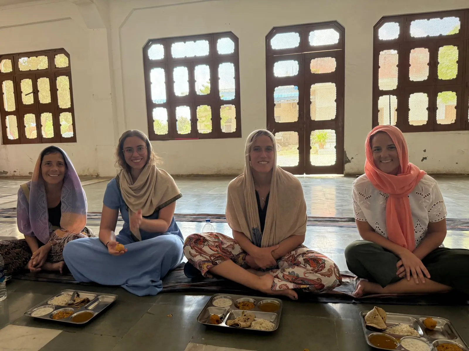 Traditional food and cultural experience while volunteering in India