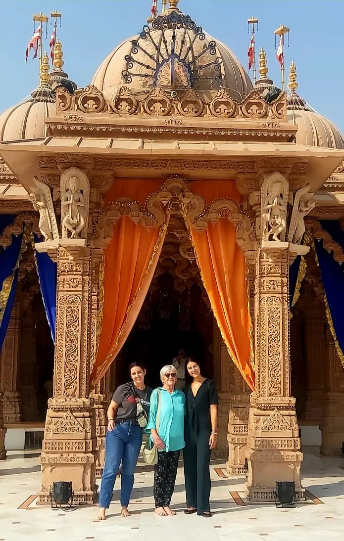 Hindu temple during a volunteer trip to India in September