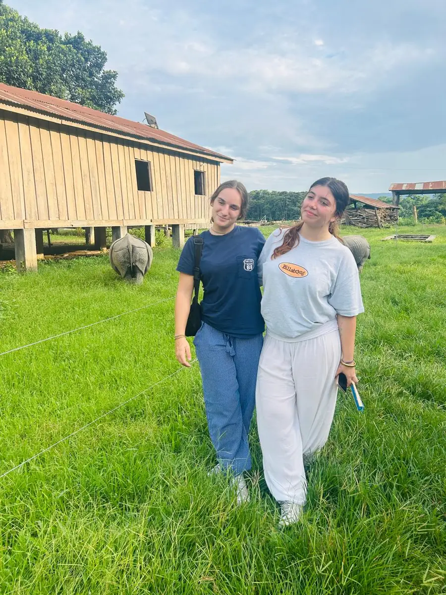 Young volunteers collaborating on the Chitwan project in Nepal